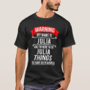 Suche nach julia names tshirts Personalisiert