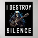 Suche nach funny guitar poster Skelett