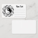 Suche nach yin yang symbol visitenkarten Balance