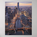 Suche nach chicago river poster Fotografie