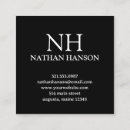 Suche nach mit monogramm visitenkarten Für ihn