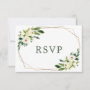 Suche nach weiße blume rsvp karten Elegant