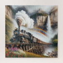 Suche nach dampflokomotive puzzle Zug