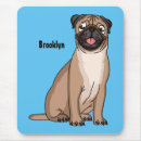 Suche nach mops hund mousepads Cartoon
