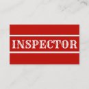 Suche nach inspektion visitenkarten Kontrolle
