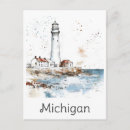 Suche nach michigan leuchtturm postkarten Küste