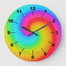 Suche nach regenbogenfarbe wanduhren Geometrisch