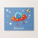 Suche nach alien puzzle Cartoon