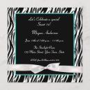 Suche nach zebramuster einladungen Modern