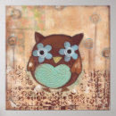 Suche nach eule kunst poster Vogel