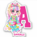 Suche nach anime chibi aufkleber Rosa