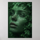 Suche nach schönheit in der natur poster Grün