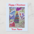 Suche nach weihnachtsdorf postkarten Blau