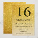 Suche nach elegantes 16 geburtstag einladungen Glitzer
