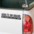Suche nach erwachsene an bord autoaufkleber Spaß