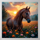 Suche nach mystische pferde poster Sonnenuntergang