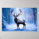 Suche nach rentier kunst poster Schnee