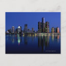 Suche nach detroit skyline poster postkarten Im freien