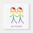 Suche nach lesbische hochzeit magnete Regenbogen