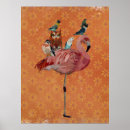 Suche nach flamingo blume poster Retro