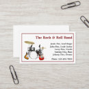 Suche nach rock and roll visitenkarten Band