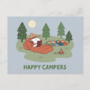 Suche nach camping cartoon postkarten Erdnussfächerpapier
