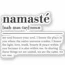 Suche nach yoga aufkleber Namaste