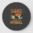 Suche nach mein pitbull wanduhren Wolf