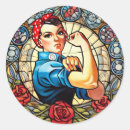 Suche nach rosie the riveter aufkleber Rosig