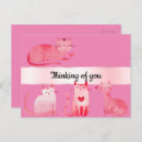 Suche nach rosa katze postkarten Tiere