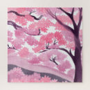 Suche nach kirschblüte puzzle Aquarell