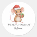 Suche nach weihnachtsmaus aufkleber Aquarell