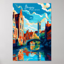 Suche nach belgium vintage poster Aquarell