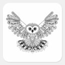 Suche nach zen doodle aufkleber Eule