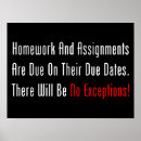 Suche nach hausaufgaben poster Zurück zur schule