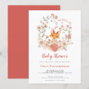 Suche nach niedlicher fuchs einladungen Babyparty