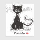 Suche nach schlechte katze aufkleber Schwarzes