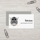 Suche nach kluge eulen visitenkarten Tier