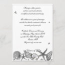 Suche nach perlen hochzeitstag einladungen Silber