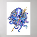 Suche nach dreizack poster Blau
