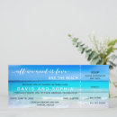 Suche nach boarding pass wedding einladungen Tropisch