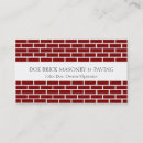 Suche nach ziegelsteinmaurer visitenkarten Geschäft