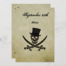 Suche nach pirate wedding einladungen Schädel