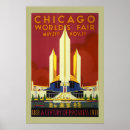 Suche nach retro chicago poster Vintage reise druck