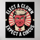 Suche nach lustiger clown poster Trumpf