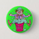 Suche nach clown buttons Zirkus
