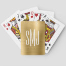 Suche nach buchstaben spielkarten Monogramm