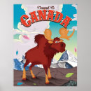 Suche nach elch cartoon poster Kanada