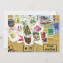 Suche nach vintage briefmarke einladungen Retro