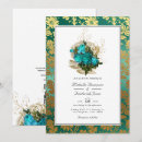 Suche nach aquamarine hochzeit einladungen Türkis
